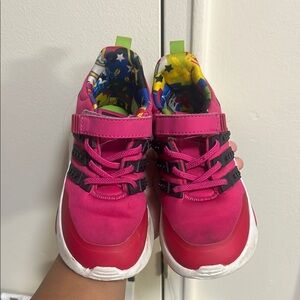 Girls Lego Adidas Pink Sneakers
